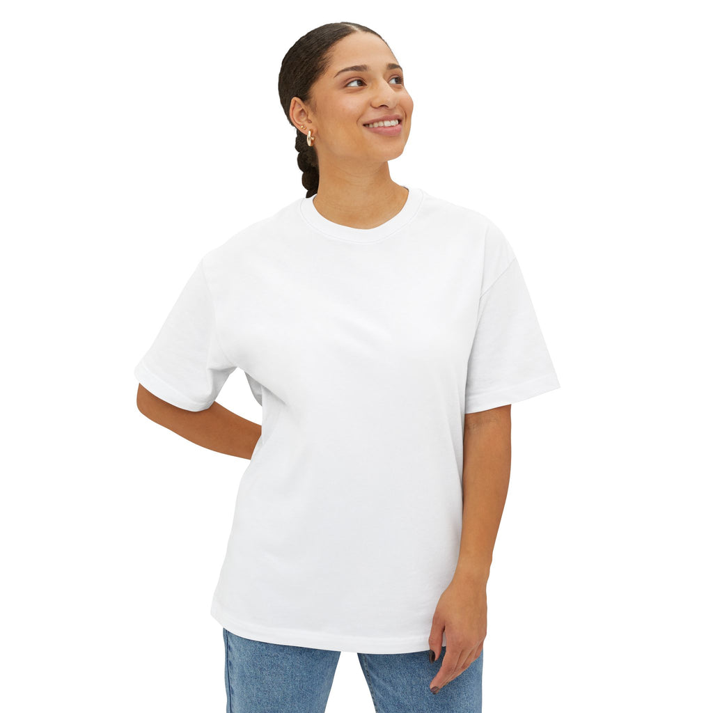 6-7 Boxy Oversized White Tee